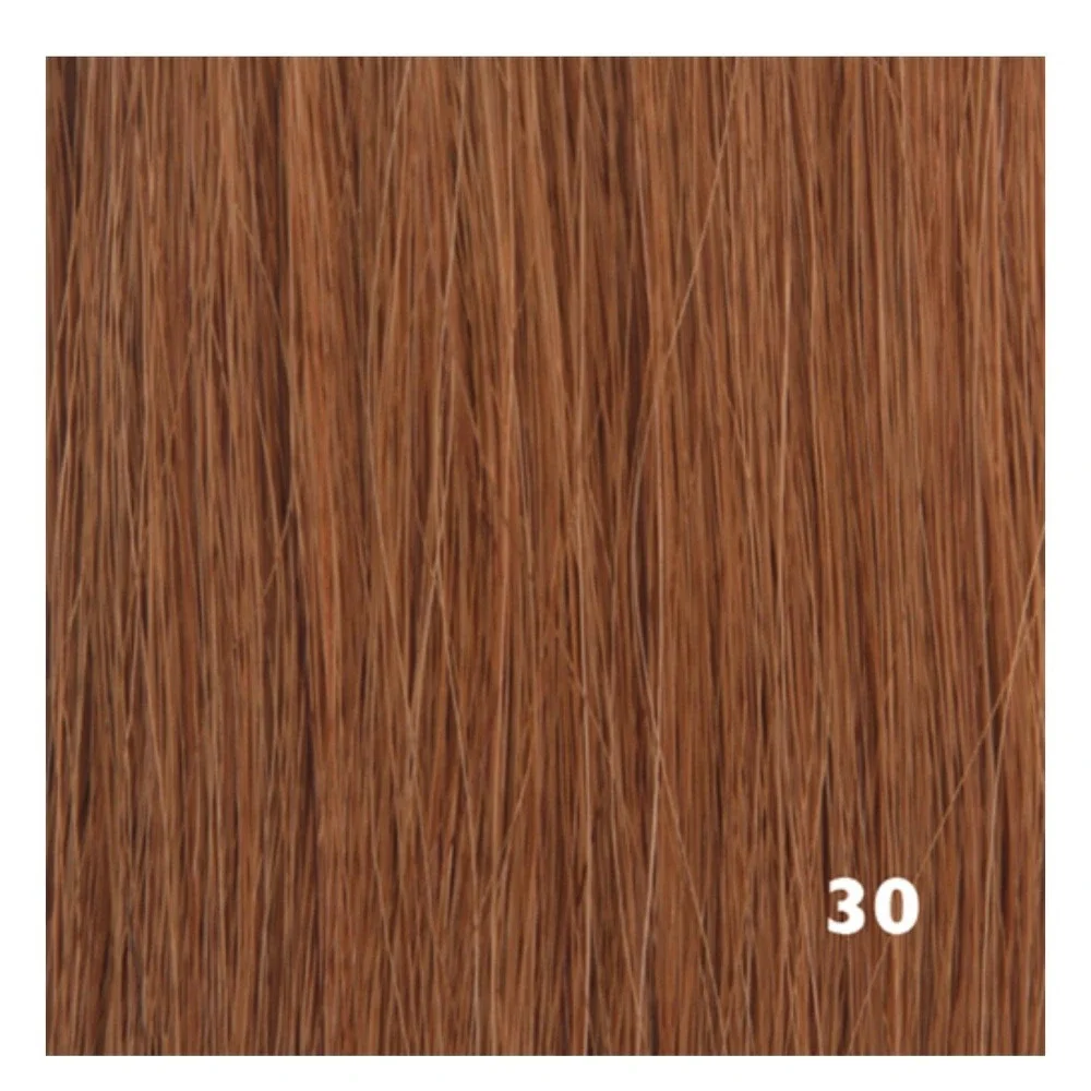 Medium Auburn Brown Hair Extensions Human Hair 6 Pc 12,14,16,18